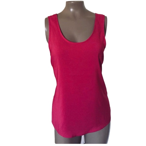 Express Keyhole Crisscross Scoop Sleeveless Top - Picture 1 of 2